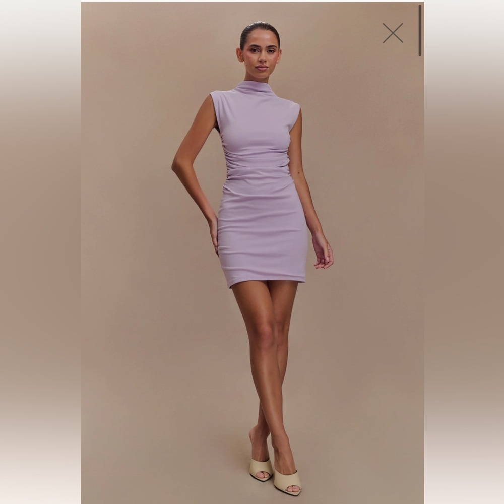 Meshki Elliot high neck dress